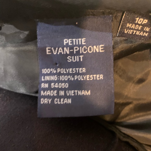 Women’s size 10 PETITE EVAN-PICONE SUIT PANTS BLACK - Picture 7 of 7